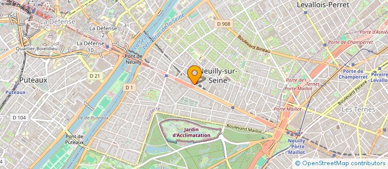 localisation de l'entreprise INSOLAR2 à NEUILLY-SUR-SEINE