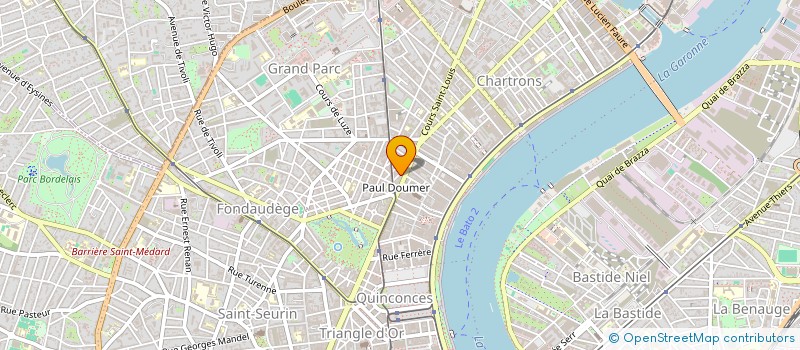 localisation de l'entreprise INSOLI  BORDEAUX