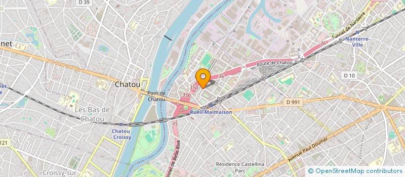 localisation de l'entreprise INSOLITE PARIS à RUEIL-MALMAISON