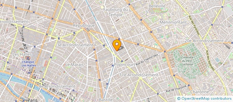 localisation de l'entreprise INSOLITE SARL  PARIS