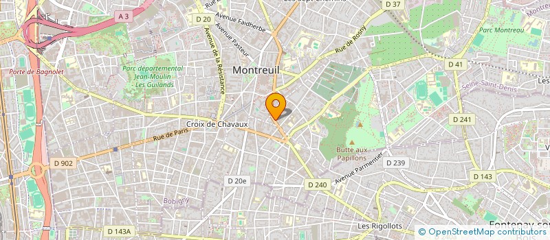 localisation de l'entreprise INSOMNIAQUE à MONTREUIL
