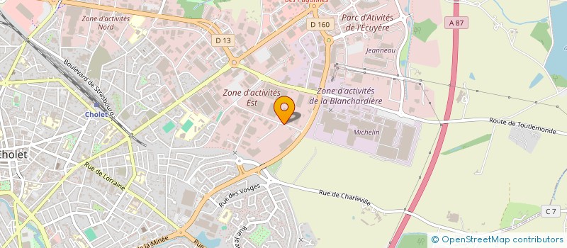 localisation de l'entreprise INSOMNIE à CHOLET