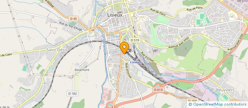 localisation de l'entreprise INSOMNIE ATELIER  LISIEUX