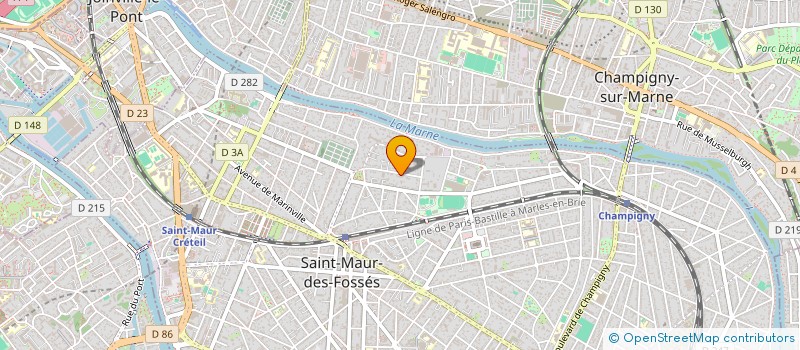 localisation de l'entreprise INSOUCIANT FR  SAINT-MAUR-DES-FOSSES