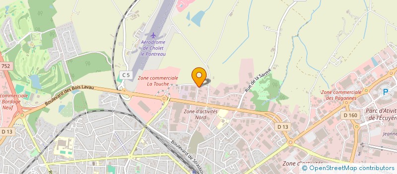 localisation de l'entreprise INSPECT 3D à CHOLET