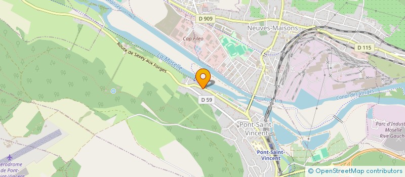 localisation de l'entreprise INSPECT'EST  PONT-SAINT-VINCENT