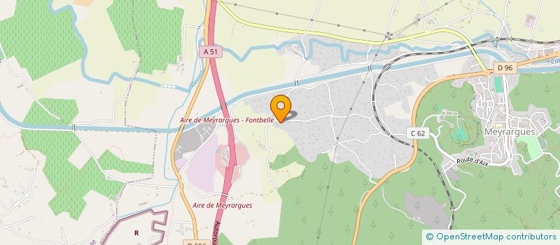 localisation de l'entreprise INSPECTION CLIMATISATION SERVICE à MEYRARGUES
