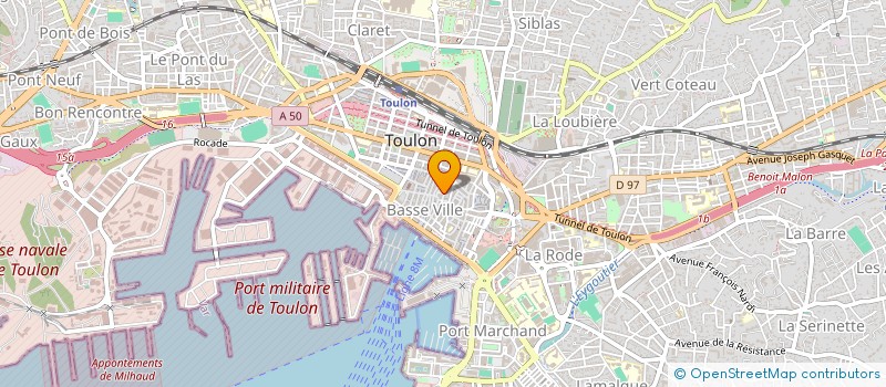 localisation de l'entreprise INSPECTION CLUB CULTUREL  TOULON