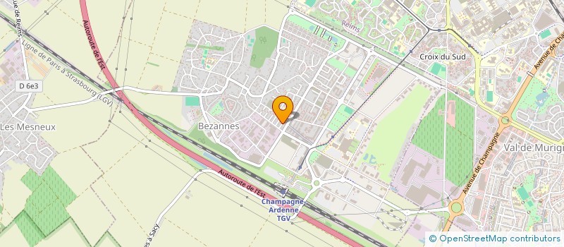 localisation de l'entreprise INSPECTION CND SOUDAGE  BEZANNES