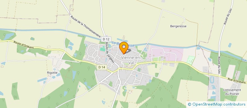 localisation de l'entreprise INSPECTION CONTROLE INDUSTRIEL à VIENNE-EN-VAL