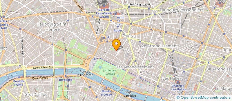 localisation de l'entreprise INSPECTION GENERALE DE LA JUSTICE à PARIS