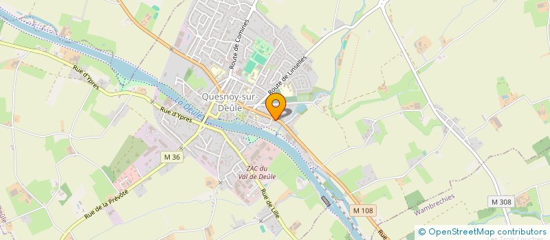 localisation de l'entreprise INSPI'MAB  QUESNOY-SUR-DEULE