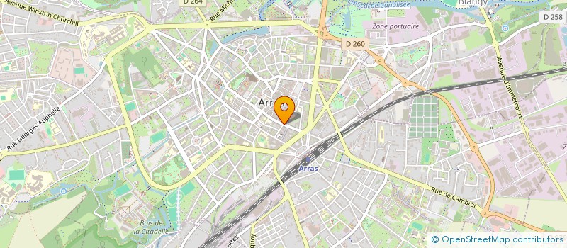 localisation de l'entreprise INSPILOOK à ARRAS