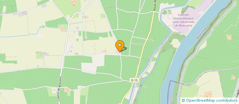 localisation de l'entreprise INSPIR  JONQUIERES-SAINT-VINCENT