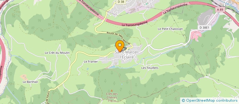 localisation de l'entreprise INSPIR  SAINT-MARCEL-L'ECLAIRE