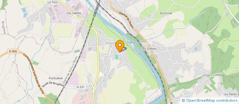 localisation de l'entreprise INSPIRA à HAUTERIVE