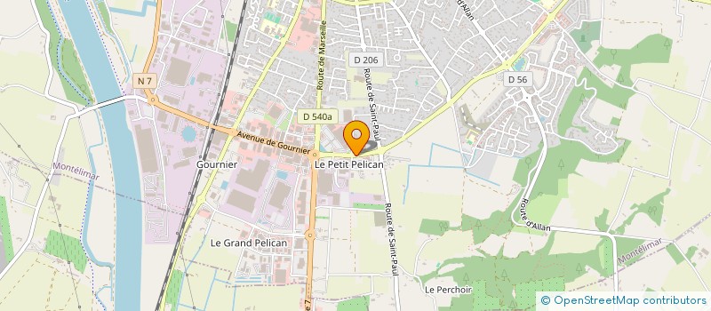 localisation de l'entreprise INSPIRA  MONTELIMAR