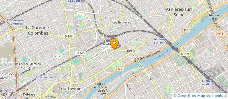 localisation de l'entreprise INSPIRA  COURBEVOIE