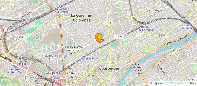 localisation de l'entreprise INSPIRATEC à COURBEVOIE