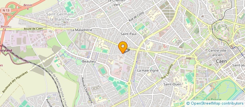 localisation de l'entreprise INSPIRATION à CAEN