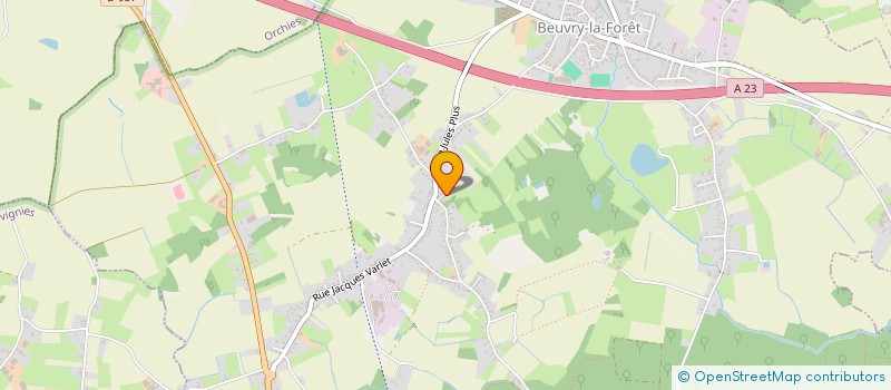 localisation de l'entreprise INSPIRATION  BEUVRY-LA-FORET