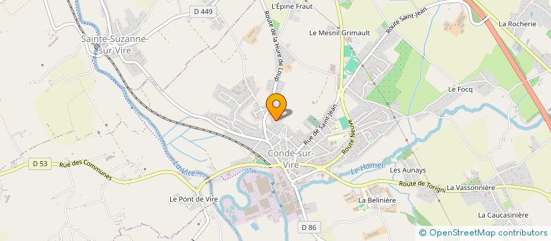 localisation de l'entreprise INSPIRATION  CONDE-SUR-VIRE