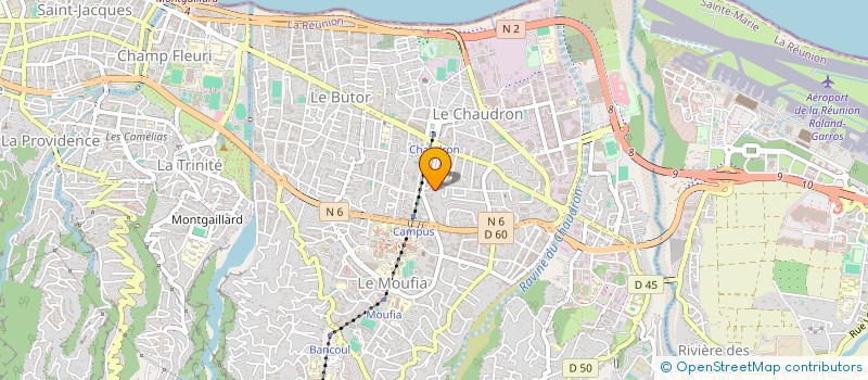 localisation de l'entreprise INSPIRATION BTP à SAINT-DENIS