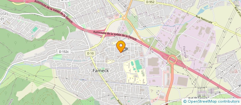 localisation de l'entreprise INSPIRATION.COLIBRI  FAMECK