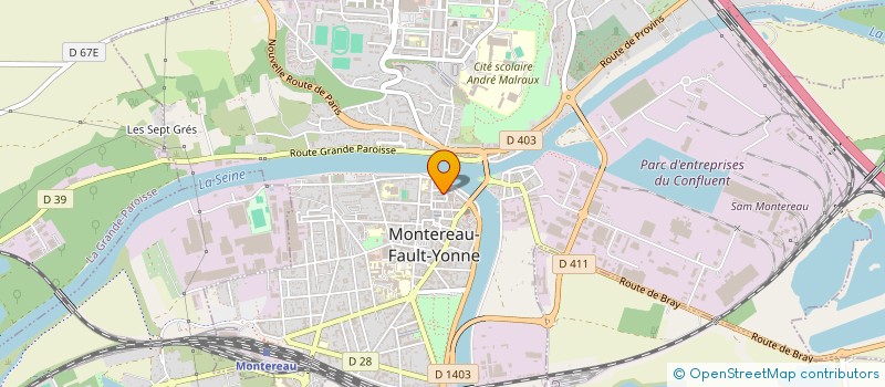 localisation de l'entreprise INSPIRATION D'ARCHITECTURE  MONTEREAU-FAULT-YONNE