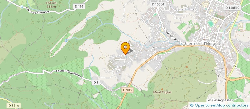 localisation de l'entreprise INSPIRATION DANSE  CLERMONT L HERAULT