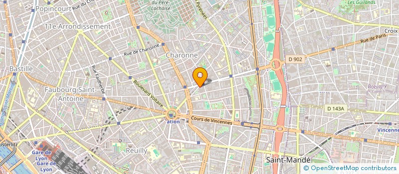 localisation de l'entreprise INSPIRATION DANSE STUDIO  PARIS