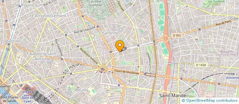 localisation de l'entreprise INSPIRATION DANSE STUDIO ASSOCIATION  PARIS