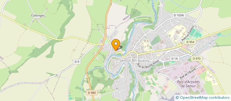 localisation de l'entreprise INSPIRATION GOURMANDE à SEMUR-EN-AUXOIS