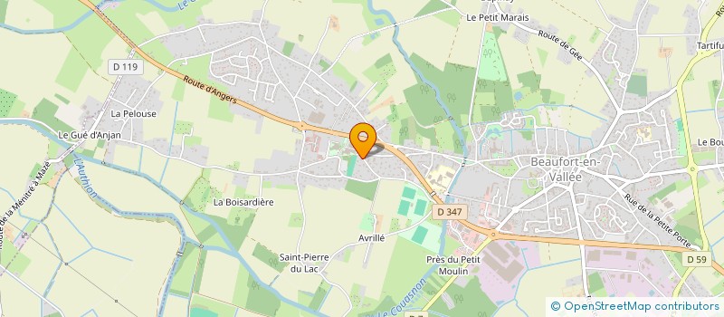 localisation de l'entreprise INSPIRATION ORGUE  BEAUFORT-EN-ANJOU