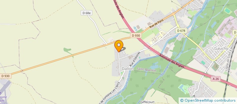 localisation de l'entreprise INSPIRATION TRAVAUX  DALLON