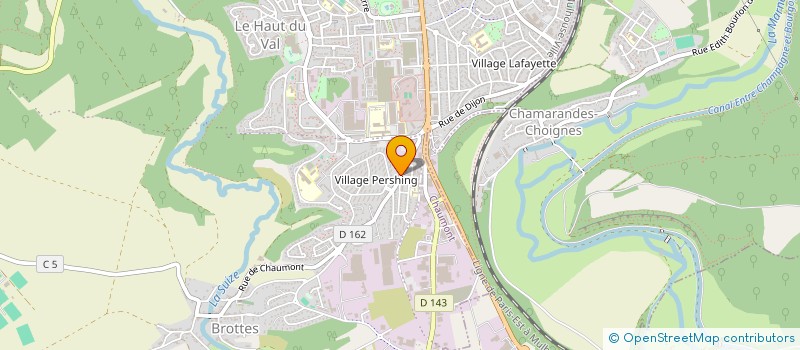 localisation de l'entreprise INSPIRATION VEGETALE à CHAUMONT