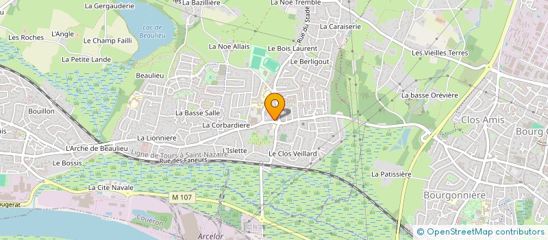 localisation de l'entreprise INSPIRATIONS à COUERON