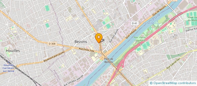 localisation de l'entreprise INSPIRBYENCOR à BEZONS
