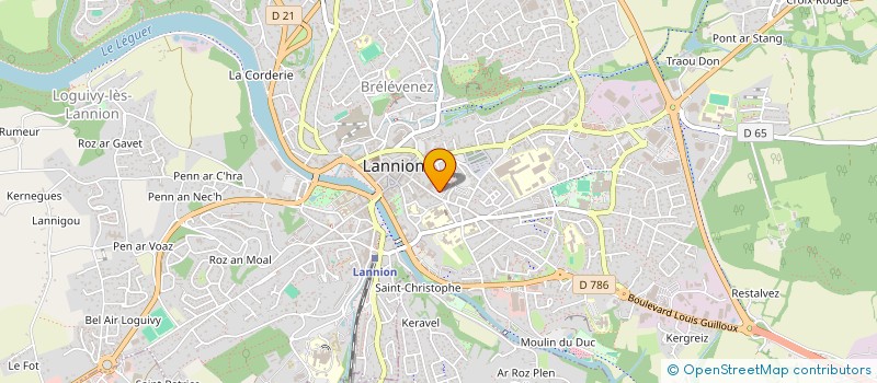 localisation de l'entreprise INSPIRE  LANNION