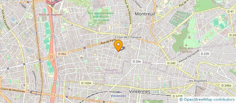 localisation de l'entreprise INSPIRE à MONTREUIL