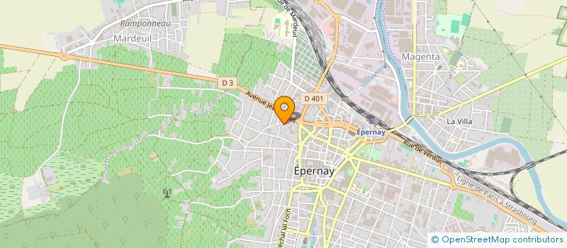 localisation de l'entreprise INSPIRE à EPERNAY