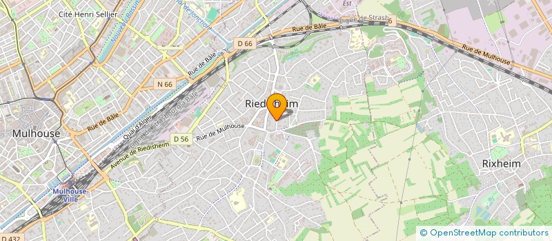 localisation de l'entreprise INSPIRE COACH INSTITUTE  RIEDISHEIM