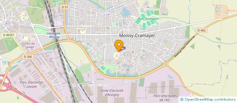 localisation de l'entreprise INSPIRE MEDIA à MOISSY-CRAMAYEL