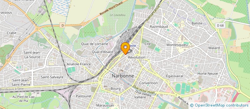 localisation de l'entreprise INSPIRED IMMO à NARBONNE