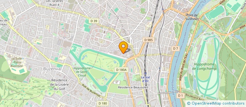 localisation de l'entreprise INSPIRED TRAINING  SAINT-CLOUD