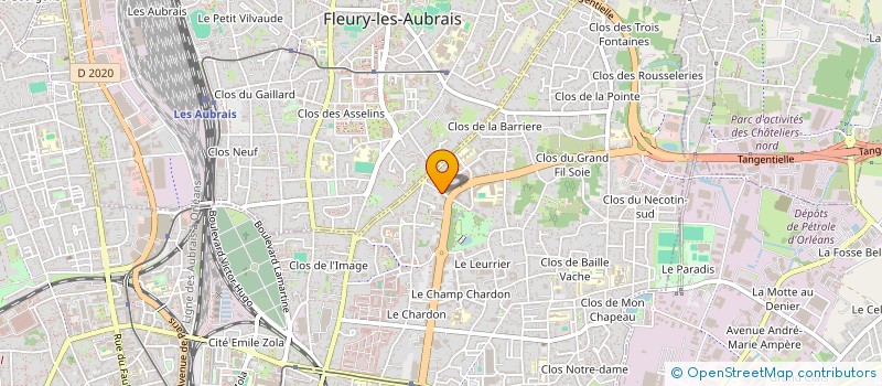 localisation de l'entreprise INSPIRIS à ORLEANS