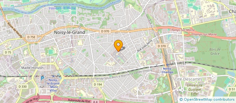 localisation de l'entreprise INSPIWAY  NOISY-LE-GRAND