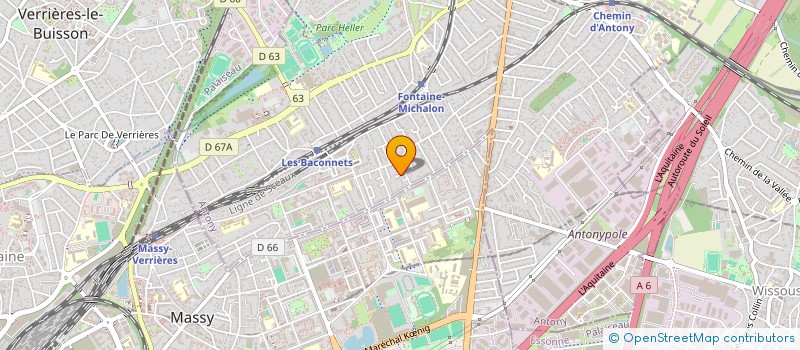 localisation de l'entreprise INSPYRA à ANTONY