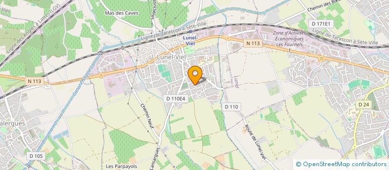 localisation de l'entreprise INSPYRATION  LUNEL-VIEL