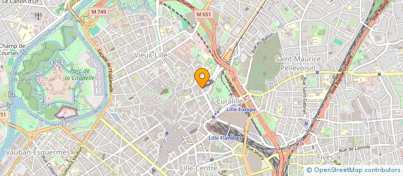 localisation de l'entreprise INST BATAILLON CANONNIER SEDENTAIR LILLE à LILLE